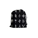 Ogham Rune Set Complete Inverted Drawstring Pouch (Small) View1