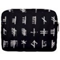 Ogham Rune Set Complete Inverted Make Up Pouch (Large) View2
