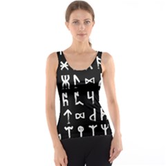 Macromannic Runes Collected Inverted Tank Top by WetdryvacsLair