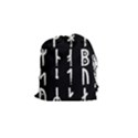 Medieval Runes Collected Inverted Complete Drawstring Pouch (Small) View1