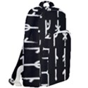 Medieval Runes Collected Inverted Complete Double Compartment Backpack View2