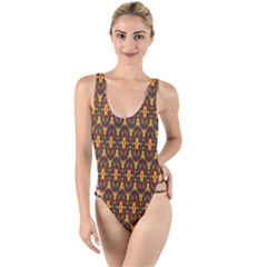 Wqerg High Leg Strappy Swimsuit by Sparkle