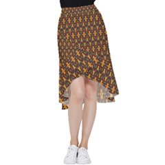 Wqerg Frill Hi Low Chiffon Skirt by Sparkle