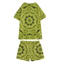 Yellow Kolodo Kids  Swim Tee and Shorts Set View2