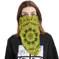 Yellow Kolodo Face Covering Bandana (triangle) by Sparkle