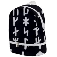 Younger Futhark Rune Set Collected Inverted Zip Bottom Backpack by WetdryvacsLair