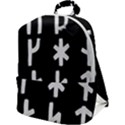 Younger Futhark Rune Set Collected Inverted Zip Up Backpack View1