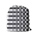 Nine Bar Monochrome Fade Squared Pulled Inverted Drawstring Pouch (XL) View2