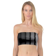 Nine Bar Monochrome Fade Squared Pulled Bandeau Top by WetdryvacsLair
