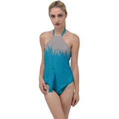 Graphic Arts Go With The Flow One Piece Swimsuit by grafikamaria