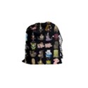 Glitch Glitchen Npc Animals And Characters Pattern Drawstring Pouch (Small) View1
