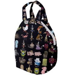 Glitch Glitchen Npc Animals And Characters Pattern Travel Backpacks by WetdryvacsLair