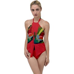 Flower  Go With The Flow One Piece Swimsuit by grafikamaria