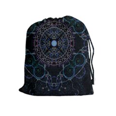 Mandala - 0007 - Complications Drawstring Pouch (xl) by WetdryvacsLair