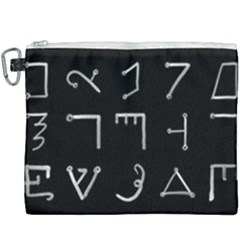 Heinrich Cornelius Agrippa Of Occult Philosophy 1651 Passing Of The River Collected Inverted Square Canvas Cosmetic Bag (xxxl) by WetdryvacsLair