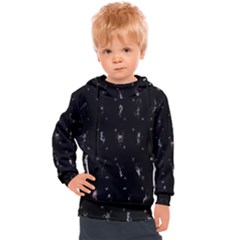 Brush And Ink Card Sequence Collected Kids  Hooded Pullover by WetdryvacsLair