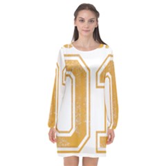 1 Best Dad Long Sleeve Chiffon Shift Dress  by blackacturus