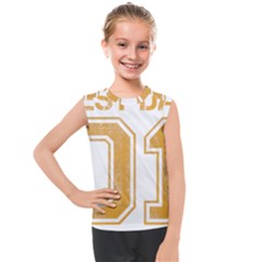 1 Best Dad Kids  Mesh Tank Top by blackacturus