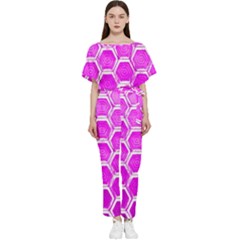 Hexagon Windows Batwing Lightweight Jumpsuit by essentialimage