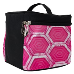 Hexagon Windows Make Up Travel Bag (small) by essentialimage