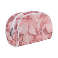 Coral Colored Hortensias Floral Photo Make Up Case (small) by dflcprintsclothing