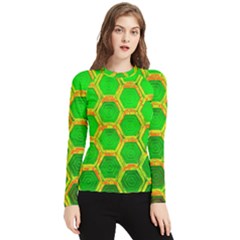 Hexagon Windows Women s Long Sleeve Rash Guard by essentialimage
