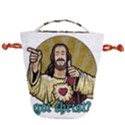 Buddy Christ Drawstring Bucket Bag View2