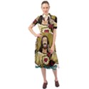 Buddy Christ Keyhole Neckline Chiffon Dress View1