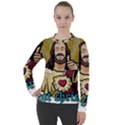 Buddy Christ Women s Pique Long Sleeve Tee View1