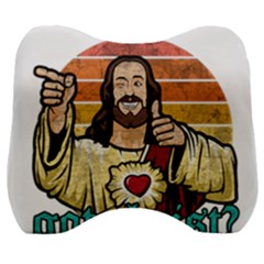 Got Christ? Velour Head Support Cushion by Valentinaart