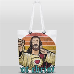 Got Christ? Full Print Rope Handle Tote (small) by Valentinaart