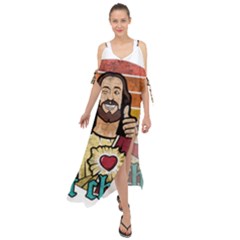 Got Christ? Maxi Chiffon Cover Up Dress by Valentinaart