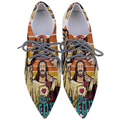 Got Christ? Pointed Oxford Shoes by Valentinaart
