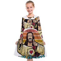 Got Christ? Kids  Midi Sailor Dress by Valentinaart
