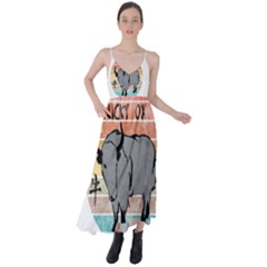 Chinese New Year ¨c Year Of The Ox Tie Back Maxi Dress by Valentinaart