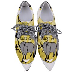 Chinese New Year ¨c Year Of The Ox Pointed Oxford Shoes by Valentinaart