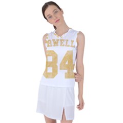 Orwell 84 Women s Sleeveless Sports Top by Valentinaart
