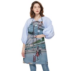 Crowded Urban Scene, Osaka Japan Pocket Apron by dflcprintsclothing