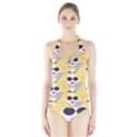 Fashion Faces Halter Swimsuit View1