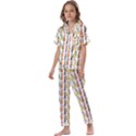 Beautiful Girls Kids  Satin Short Sleeve Pajamas Set View1