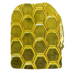 Hexagon Windows Drawstring Pouch (3xl) by essentialimage