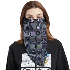 Funky Mosaic  Face Covering Bandana (triangle) by MRNStudios