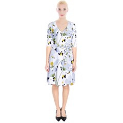 Tree Poppies  Wrap Up Cocktail Dress by Sobalvarro