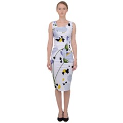 Tree Poppies  Sleeveless Pencil Dress by Sobalvarro