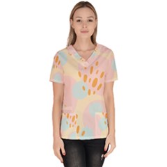 Girly Women s V-neck Scrub Top by Sobalvarro