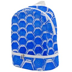 Hexagon Windows Zip Bottom Backpack by essentialimage