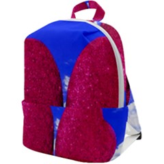 Two Hearts Zip Up Backpack by essentialimage