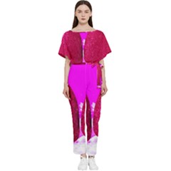 Two Hearts Batwing Lightweight Jumpsuit by essentialimage