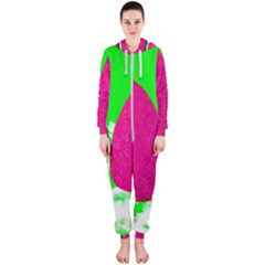 Two Hearts Hooded Jumpsuit (ladies)  by essentialimage