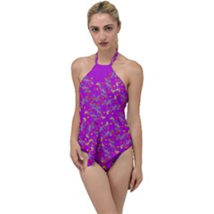 Flower Go With The Flow One Piece Swimsuit by grafikamaria
